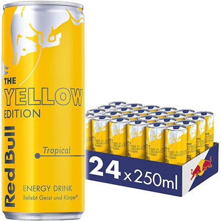 Red Bull Yellow Edition Tropical - Smaakparadijs.nl